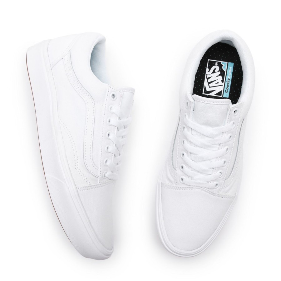 Herren Vans Classics | Classic Comfycush Old Skool Schuhe Weis