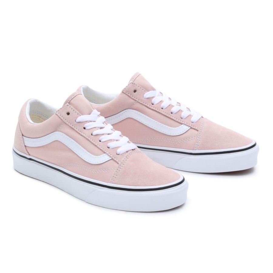 Damen Vans Low-Top Sneaker | Color Theory Old Skool Schuhe Rosa