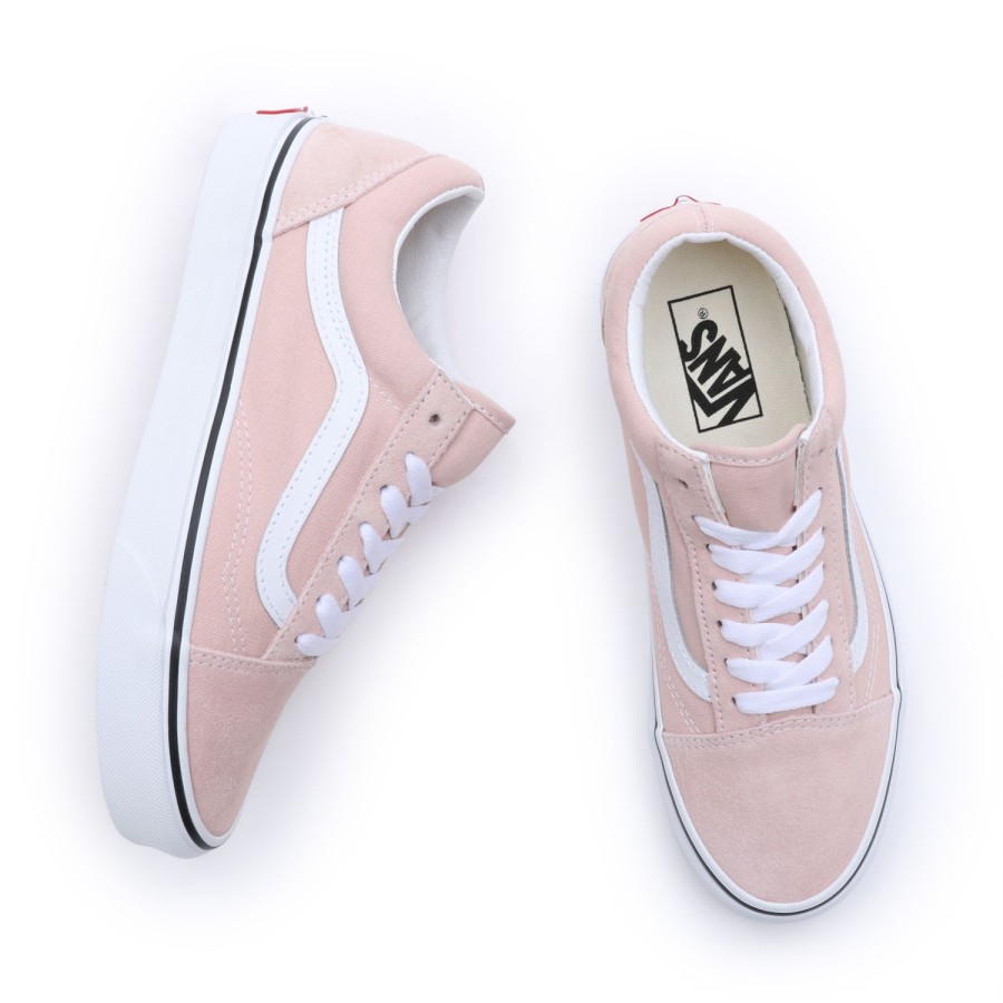 Damen Vans Low-Top Sneaker | Color Theory Old Skool Schuhe Rosa