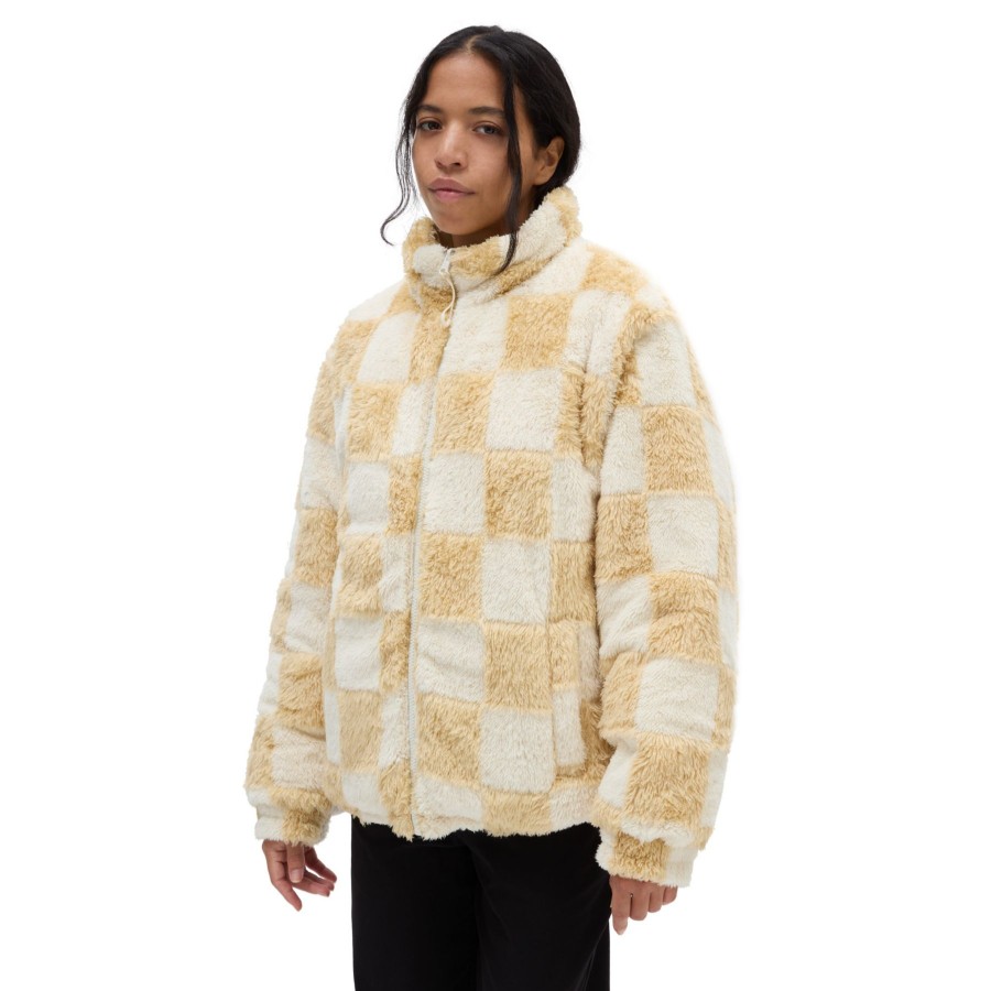 Damen Vans Jacken & Mantel | High Road Mte-1 Steppjacke Zum Wenden Beige