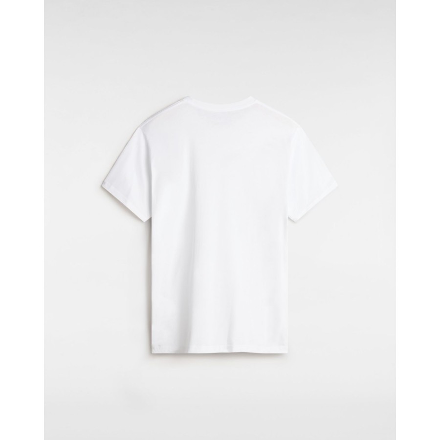 Damen Vans T-Shirts & Oberteile | Left Chest Logo T-Shirt Weis