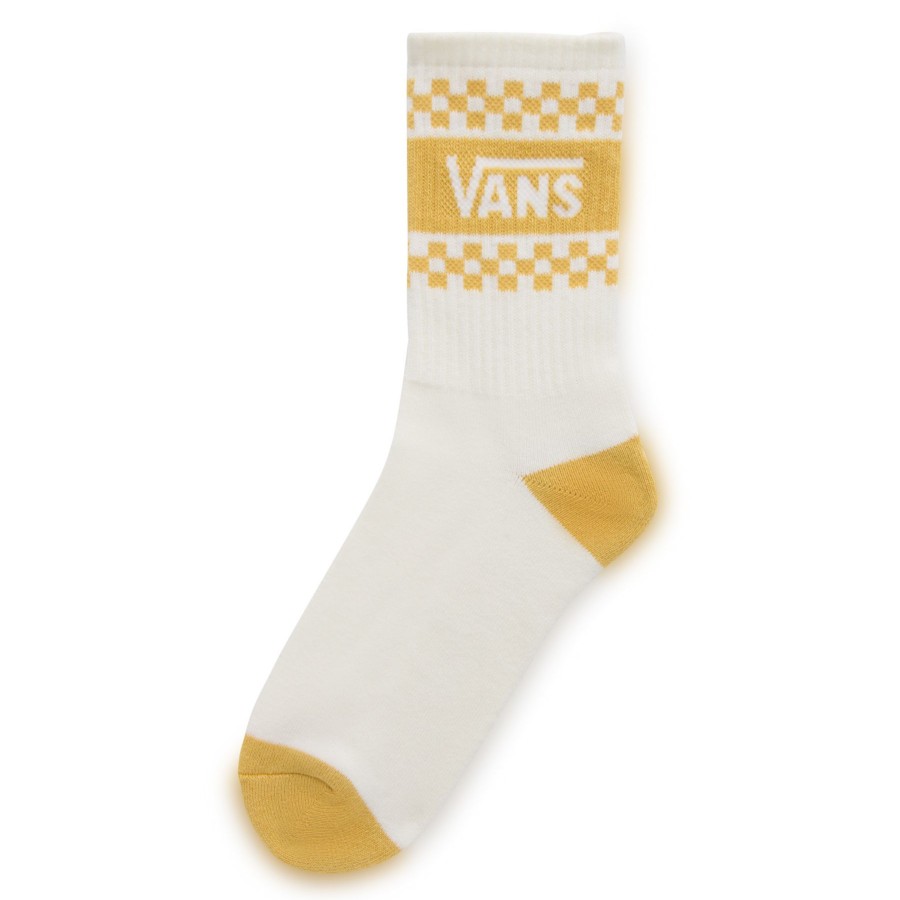 Damen Vans Socken | Girl Gang Crew Socken (1 Paar) Gelb