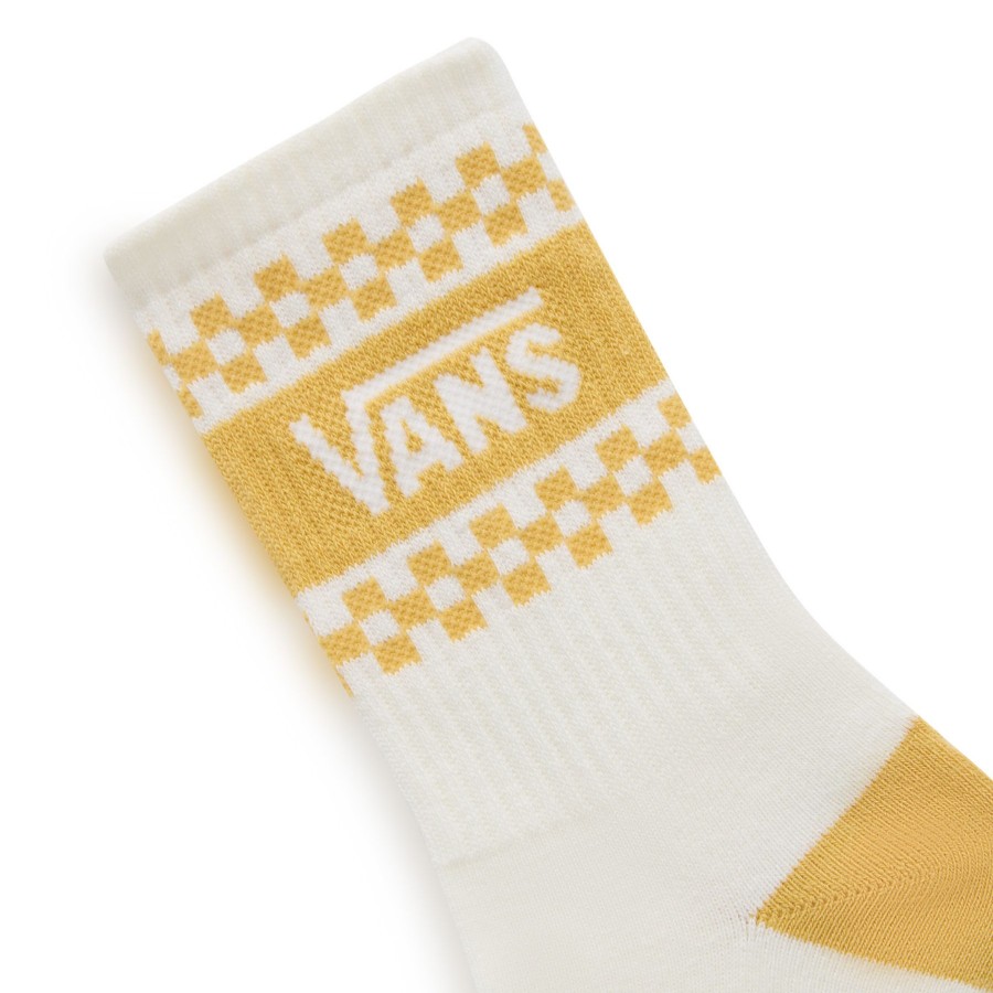 Damen Vans Socken | Girl Gang Crew Socken (1 Paar) Gelb