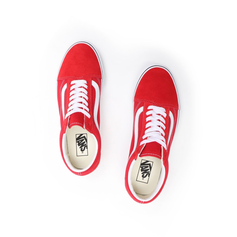 Damen Vans Low-Top Sneaker | Old Skool Schuhe Rot