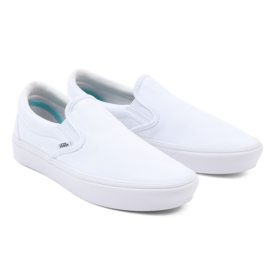 Damen Vans Comfycush Schuhe | Comfycush Slip-On Schuhe Weis